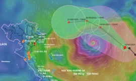 Bão số 8 có thể gây mưa lớn cho miền Bắc 