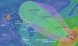 Bão số 7 có thể gây mưa lớn cho miền Bắc nước ta 