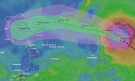 Bão Ragasa có thể mạnh lên cấp 16-17, dự báo đổ bộ đất liền nước ta