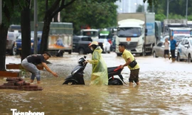 Hà Nội có thể mưa trên 350mm, nguy cơ ngập lụt diện rộng