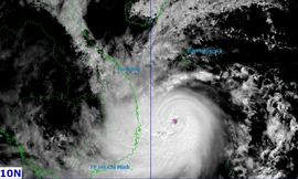 Bão Kalmaegi tiếp tục tăng cấp, ban bố rủi ro thiên tai cấp 4