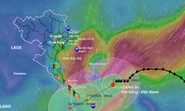 Bão tiến gần Đà Nẵng, từ trưa nay mưa lớn đỉnh điểm