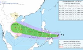 Bão Kalmaegi di chuyển nhanh, có thể mạnh cấp 14 trên Biển Đông 