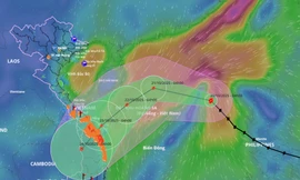 Bão hướng về Huế - Quảng Ngãi, miền Trung mưa lớn nhiều ngày
