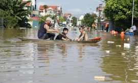 Lũ sông Cầu, sông Thương vẫn trên báo động 3