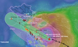Bão đổ bộ đêm nay với cường độ mạnh, hướng di chuyển bất lợi