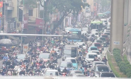 Ô nhiễm không khí ở miền Bắc, nhiều điểm cảnh báo màu tím