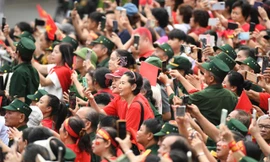 Hơn 1.300 người được hỗ trợ y tế khi xem diễu binh