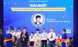 Hà Nội trao thưởng cho 223 thí sinh đoạt giải tài năng tin học trẻ quốc tế