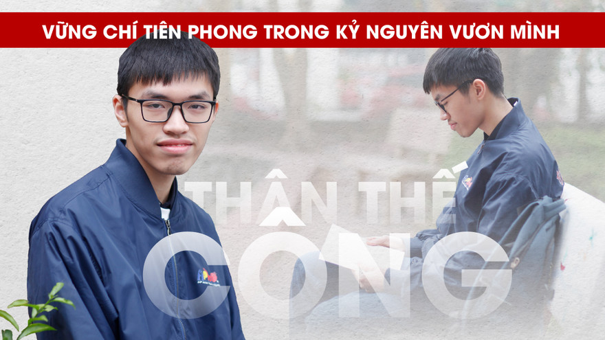 Thân Thế Công được đề cử Giải thưởng Gương mặt trẻ Việt Nam tiêu biểu 2024. Ảnh: Nguyễn Thắng