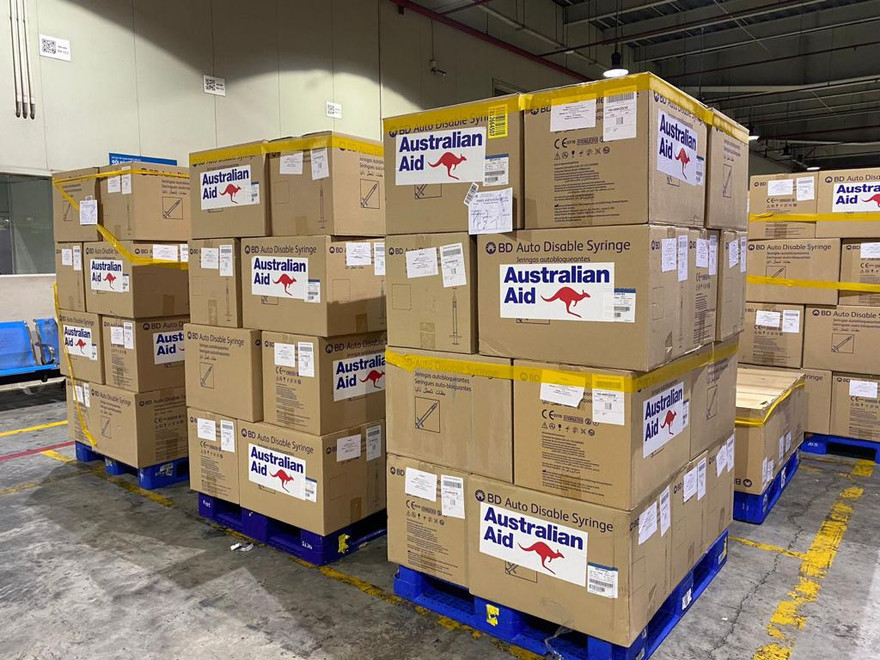 Australia bàn giao thêm 800.000 liều vắc xin ngừa COVID-19 cho Việt Nam