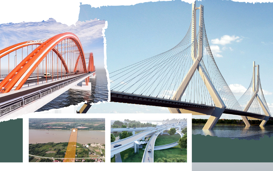 4 cầu vượt sông Hồng chuẩn bị khởi công xây dựng 