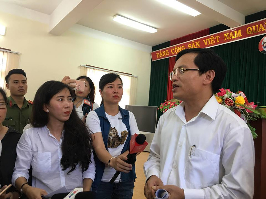 Ông Mai Văn Trinh trả lời báo chí sáng 23/7