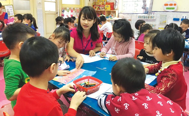 ề xuất giáo bổ sung giáo viên mầm non là nghề nặng nhọc. 