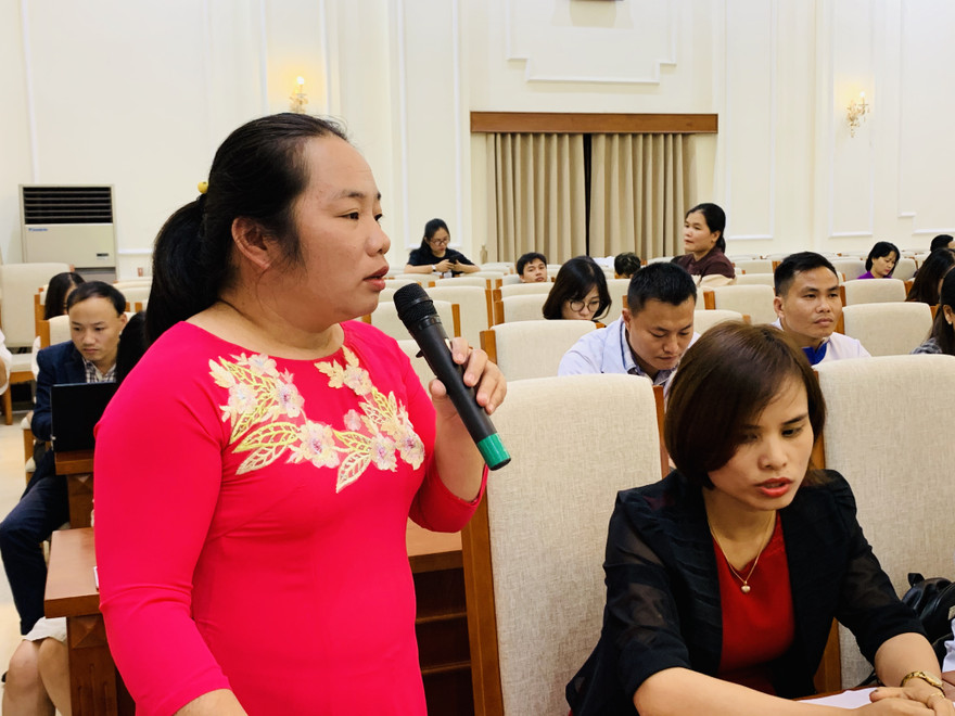 giáo viên phản ánh nhiều vấn đề tới lãnh đạo Bộ GD&ĐT