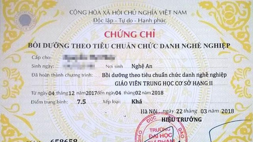Nhiều giáo viên, nhà quản lý giáo dục cho rằng nên xem xét bỏ các chứng chỉ không có ý nghĩa thực tế. 
