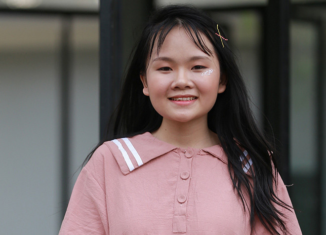 Nguyễn Thị Thanh Trâm, sinh viên Trường Khoa học xã hội và Nhân Văn, Hà Nội