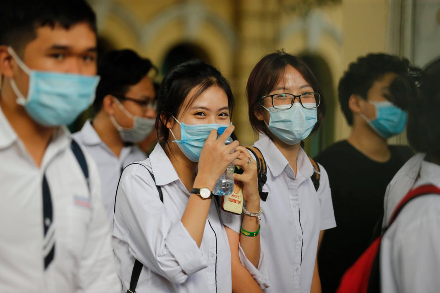 Thí sinh dự thi THPT 2020. Ảnh Như Ý