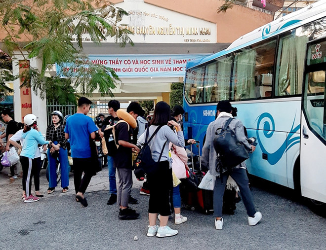 Học sinh tham gia hoạt động trải nghiệm ở Đà Lạt