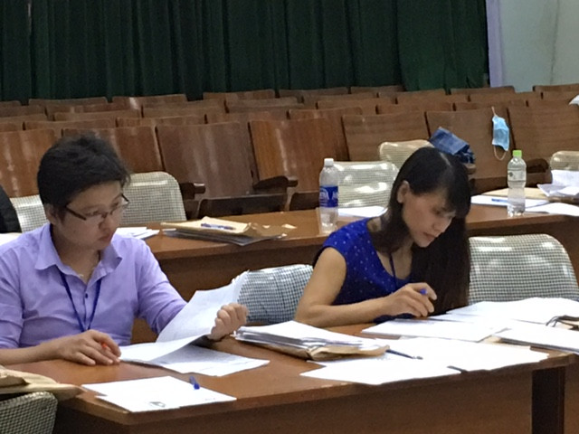 Chấm thi ở cụm địa phương có ít sai sót 