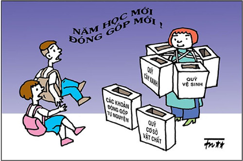 Bộ GD&ĐT chấn chỉnh lạm thu, đề nghị các tỉnh xử lý hiệu trưởng.