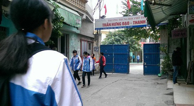 Trường Trần Hưng Đạo, nơi có giáo viên bị tố làm lộ đề thi nhiều năm.