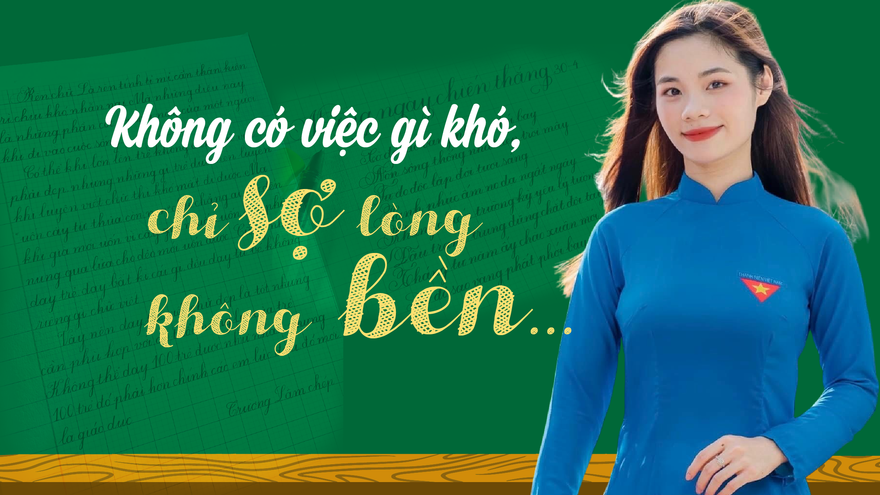 Không có việc gì khó, chỉ sợ lòng không bền...