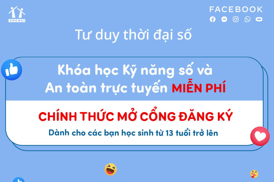 Học trực tuyến miễn phí 'Tư duy thời đại số'