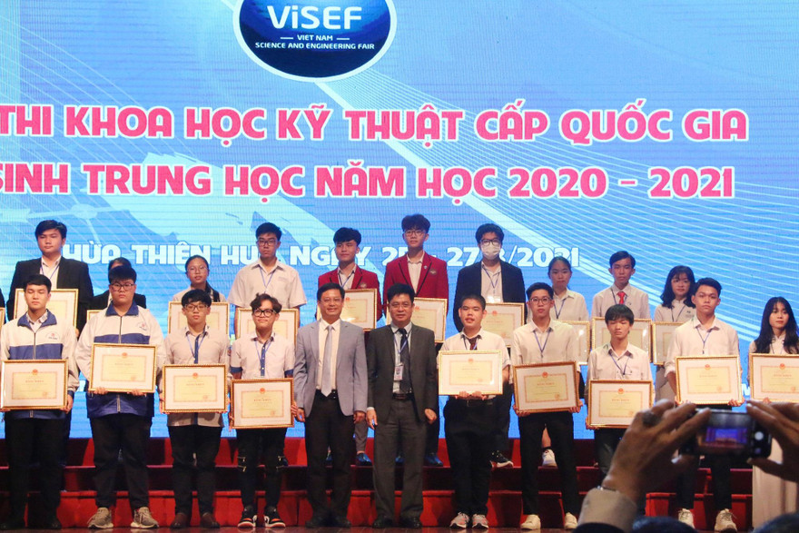 12 dự án đạt giải Nhất cuộc thi Khoa học kỹ thuật quốc gia 