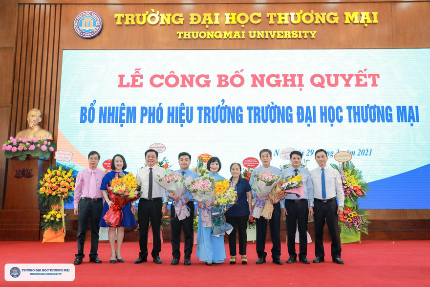 Trường Đại học Thương mại vừa bổ nhiệm 3 Phó Hiệu trưởng
