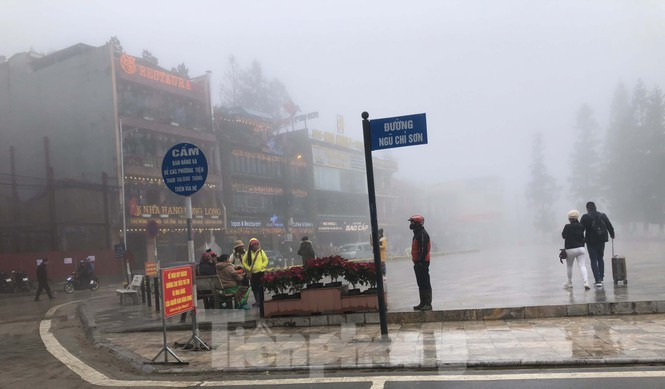 Sa Pa nhiệt độ giảm sâu kỷ lục vào hôm nay (19/9).