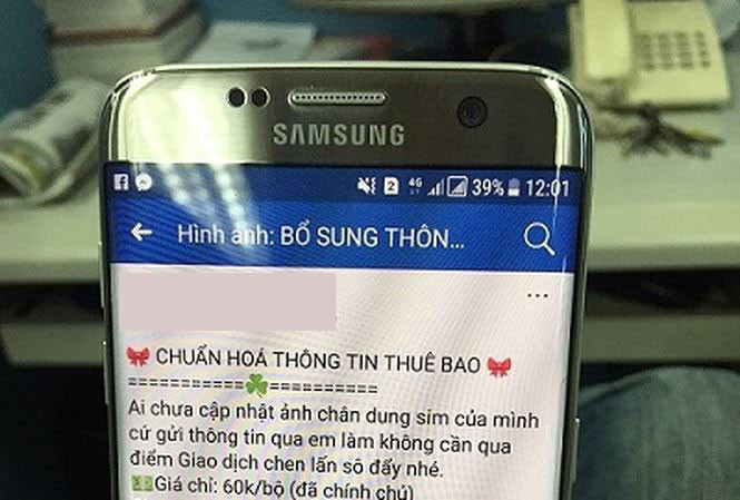 Xưng nhân viên nhà mạng, trục lợi từ bổ sung thông tin thuê bao