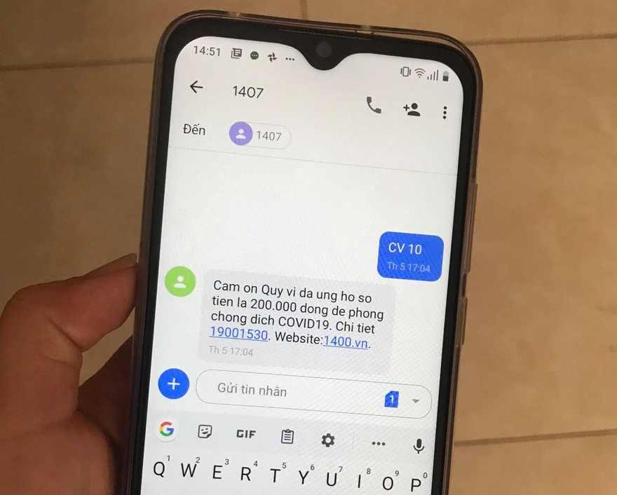 Người dân cả nước đã ủng hộ hơn 40 tỷ đồng phòng chống dịch Covid-19. Ảnh: Nguyễn Hoài