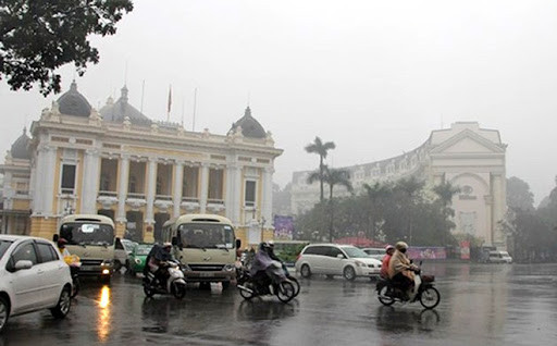 Miền Bắc sẽ chìm trong sương mù, mưa phùn nhiều ngày tới. 