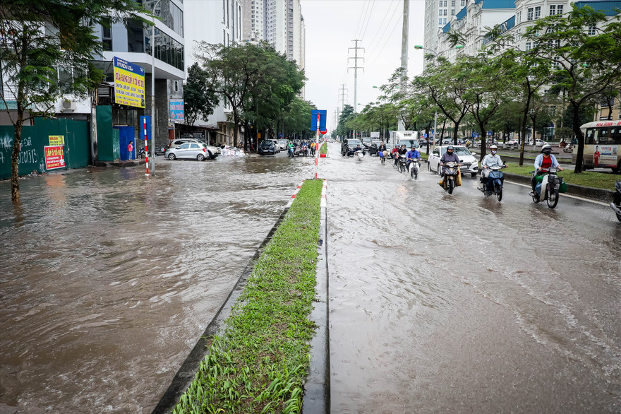 Mưa lớn tiếp tục xuất hiện trong hai ngày cuối tuần ở miền Bắc. Ảnh minh họa.