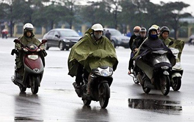 Các tỉnh Bắc Bộ những ngày tới có thể xuất hiện mưa rải rác