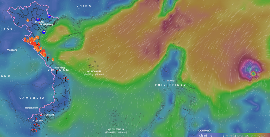 Bão Goni có thể vào Biển Đông từ 2/11.
