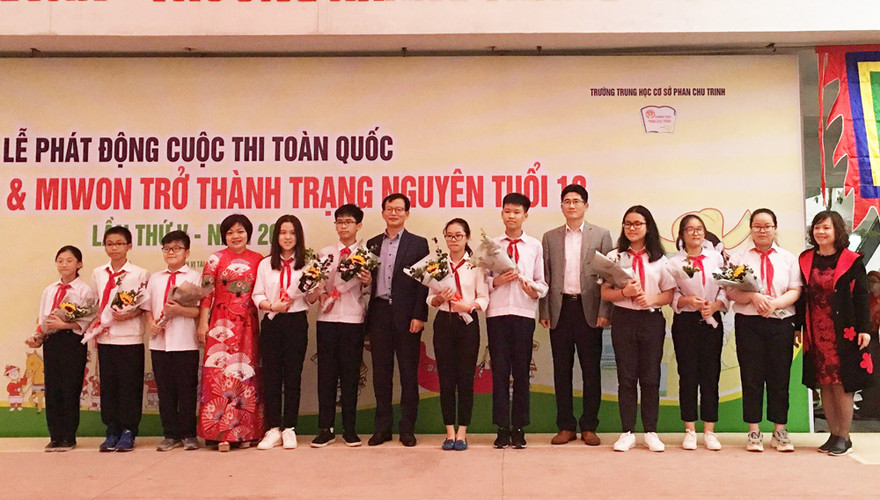 Học sinh trường THCS Phan Chu Trinh tham gia vòng sơ khảo tại trường