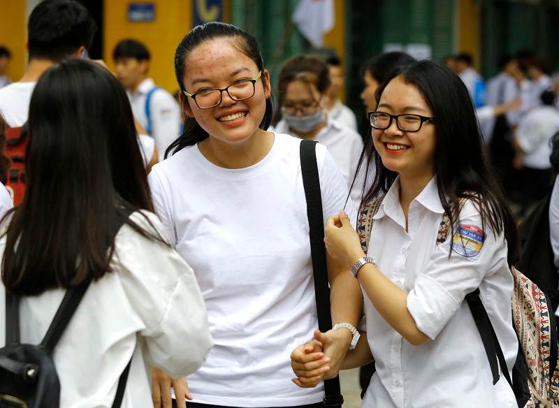 Thí sinh đã hoàn thành ngày thi đầu tiên