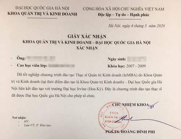 Biết là trường ĐH 'ma', học viên vẫn xin xác nhận tốt nghiệp