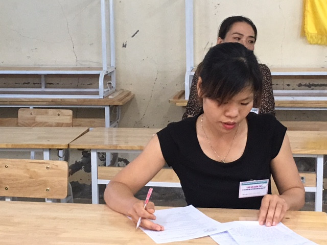 Sau 4 năm tổ chức, kỳ thi THPT quốc gia bắt đầu bộc lộ những kẽ hở tại khâu chấm thi. Ảnh mang tính minh họa