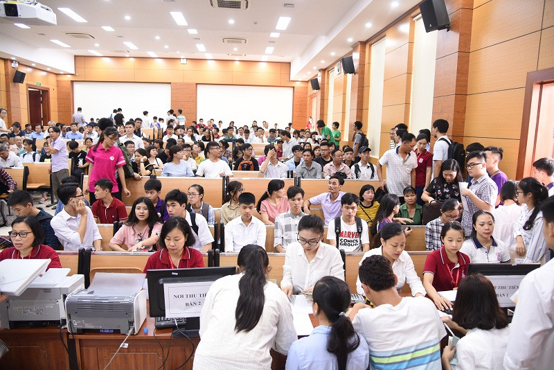 Nhiều trường ĐH đã làm xong thủ tục nhập học cho sinh viên