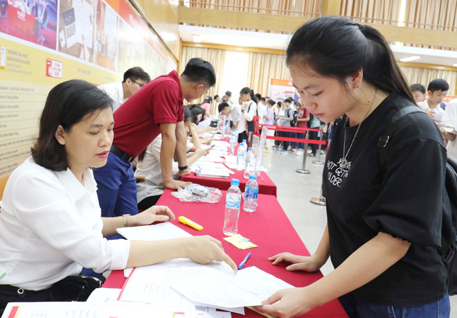 Hàng loạt trường đại học công bố điểm chuẩn theo phương thức xét tuyển học bạ