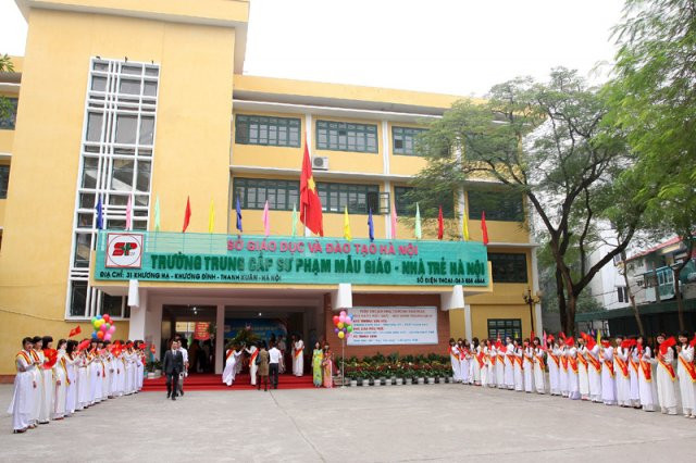 Giải thể Trường Trung cấp Sư phạm Mẫu giáo - Nhà trẻ Hà Nội