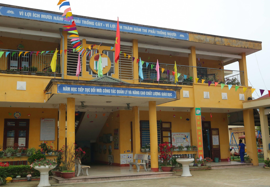 Trường mầm non nơi bé B.Y đang học