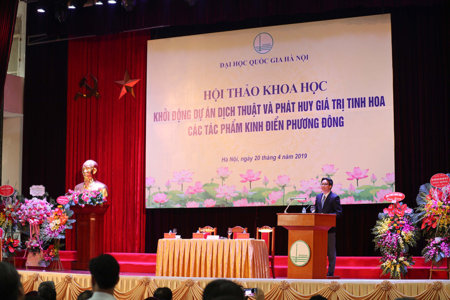 Phó thủ tướng Vũ Đức Đam phát biểu tại Hội thảo