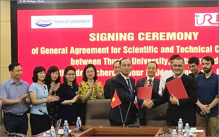 Trường ĐH Thủy lợi và IRD cùng hợp tác trong giám sát môi trường