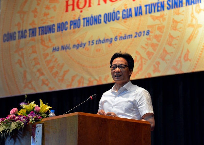 Phó thủ tướng Vũ Đức Đam phát biểu chỉ đạo.