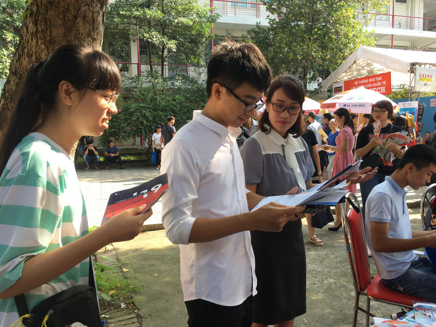 Thí sinh tham gia ngày hội