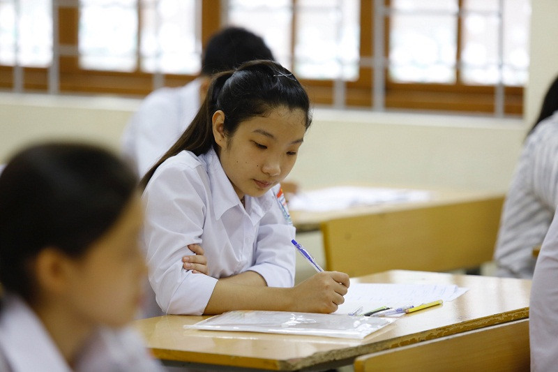 Thí sinh dự thi THPT quốc gia 2018